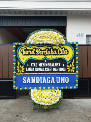 Papan Bunga Duka di Cakranegara Barat